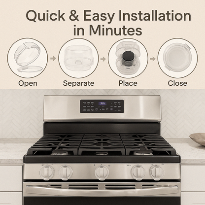 La Cubierta Protectora para Perillas del Horno Vuxeco